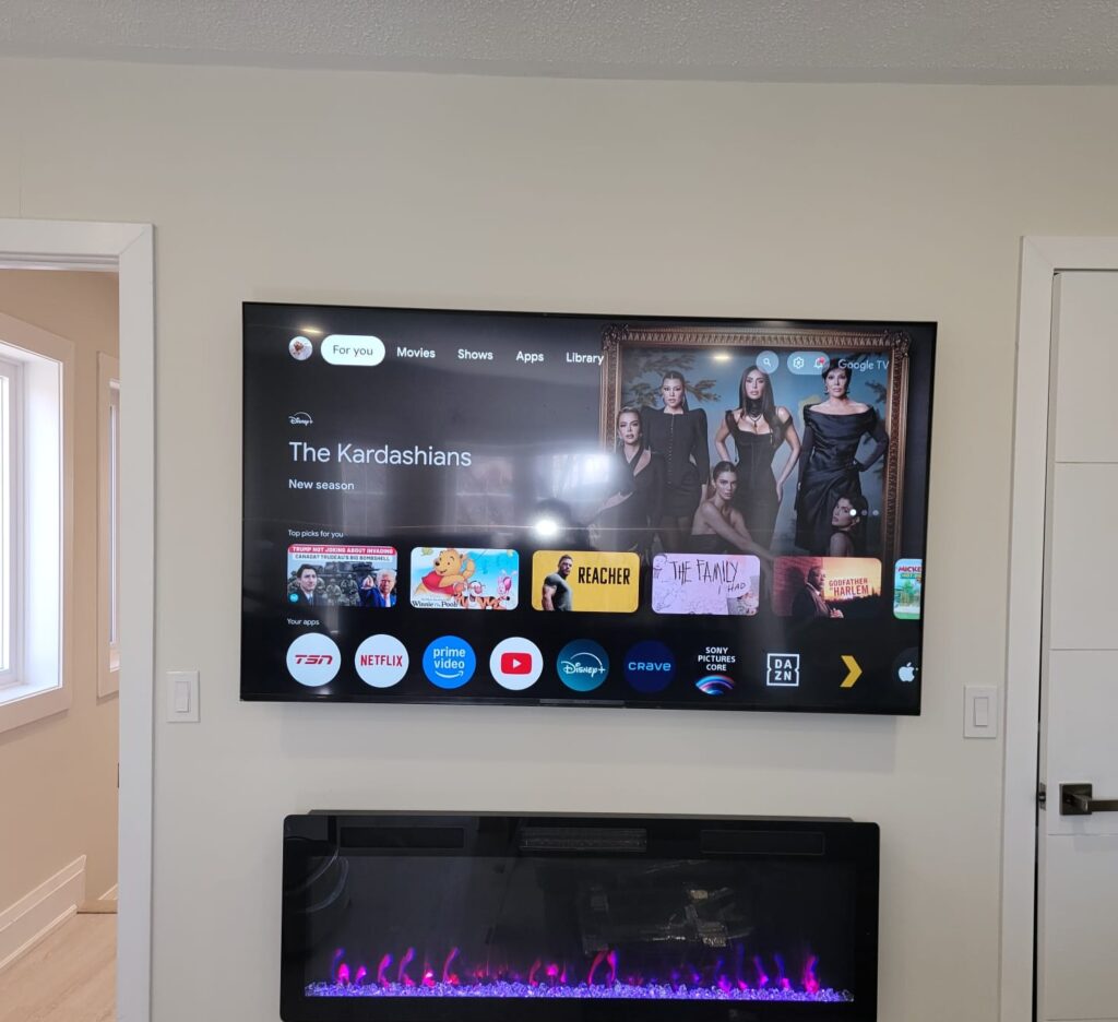 Expert TV mounting service